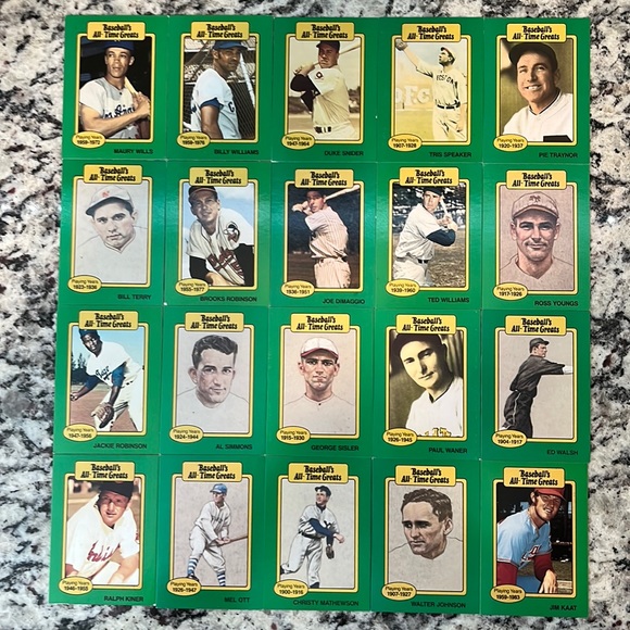 1987 Hygrade Baseball’s All-Time Greats collectible cards. Total of 48 cards. 😲 - Picture 3 of 6